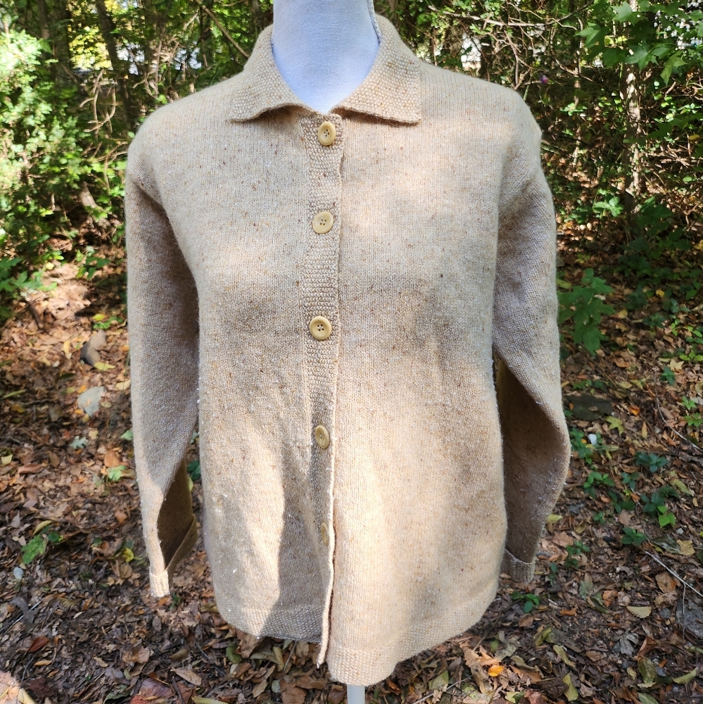Vintage L.L. Bean Lambswool Mohair Cardigan
